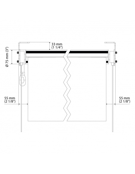 Outdoor Roller Shades With Cable Guides At The Best Price Online
