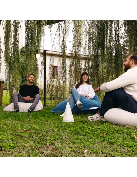 Randa: the Unique Bean Bag with Radial Design for Outdoors and Indoors