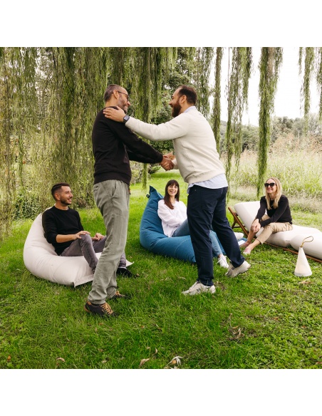 Randa: the Unique Bean Bag with Radial Design for Outdoors and Indoors