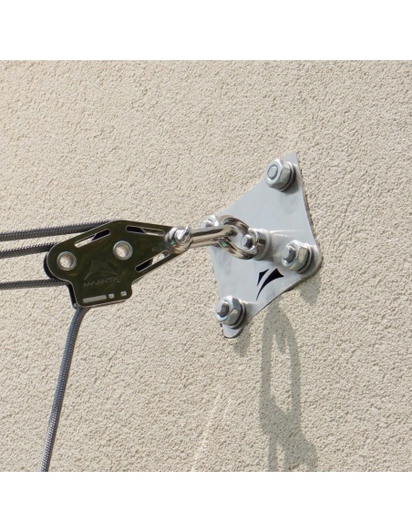 Set of 4 threaded rods made of galvanized steel M10 length 12 cm