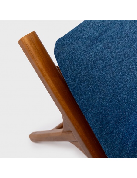 Tuga: Teak sun lounger Unique Nautical Design