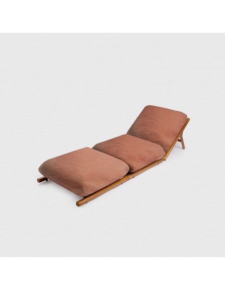 Tuga: Teak sun lounger Unique Nautical Design