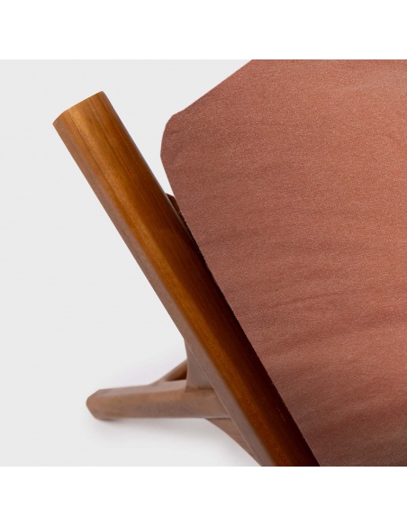 Tuga: Teak sun lounger Unique Nautical Design