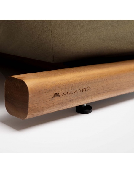 Tuga: Teak sun lounger Unique Nautical Design