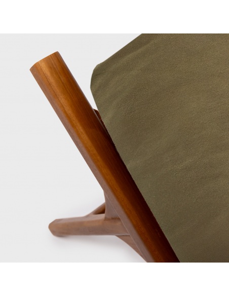 Tuga: Teak sun lounger Unique Nautical Design