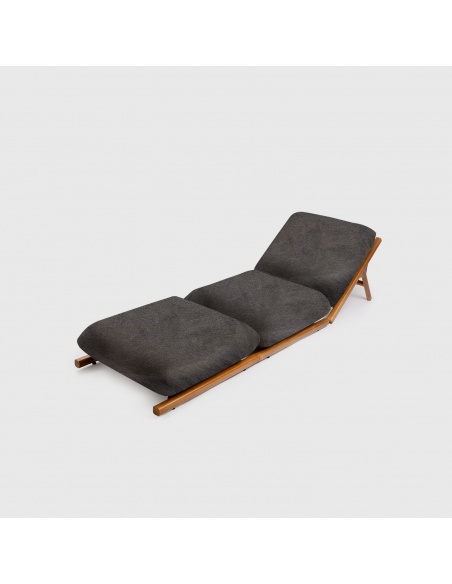 Tuga: Teak sun lounger Unique Nautical Design