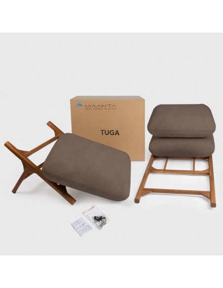 Tuga: Teak sun lounger Unique Nautical Design