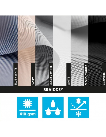 Outdoor Roller Shades With Cable Guides At The Best Price Online