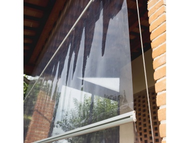 Easy Clear -- Standard Sizes - Clear Vinyl PVC Roller Blind