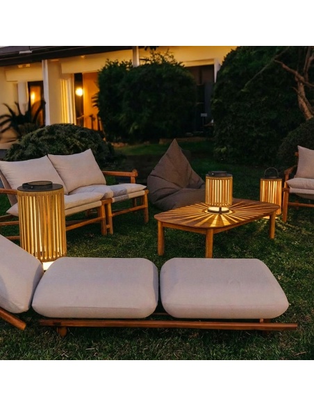 Marinea: Outdoor Lamp in Braided Rope