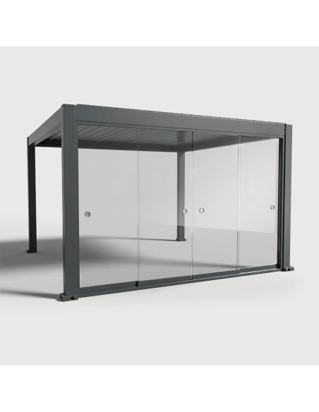 Sliding Glass Panels for Lyra T6 - Glass-Enclosed Pergola
