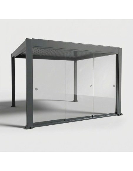 Sliding Glass Panels for Lyra T6 - Glass-Enclosed Pergola