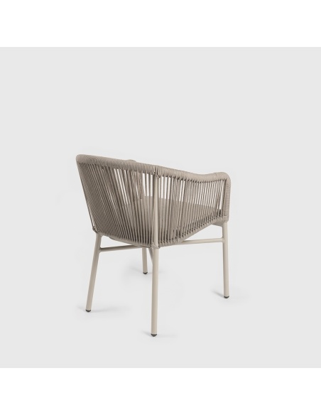 Liara: Outdoor Chair in Anti-UV Olefin Rope