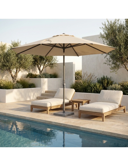 Lybra: Tilting Centre Pole Garden Parasol with EquiTilt® Technology