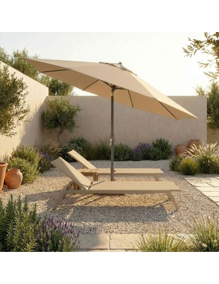 Lybra: Tilting Centre Pole Garden Parasol with EquiTilt® Technology