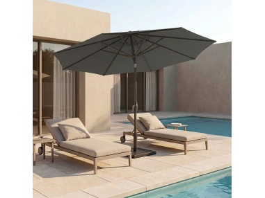 Lybra: Tilting Centre Pole Garden Parasol with EquiTilt® Technology