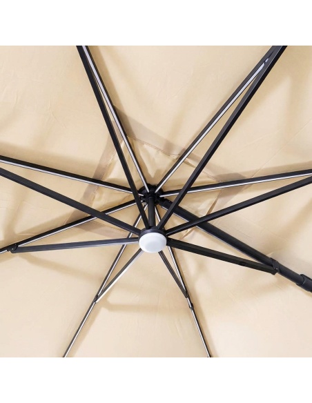 Auriga: Tilting Cantilever Parasol with Integrated Solar LEDs