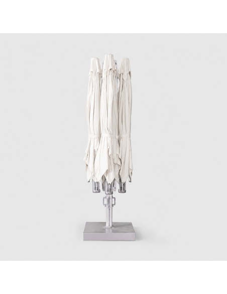 Cygnus Qadro: Four-Canopy Cantilever Parasol 6x6 m