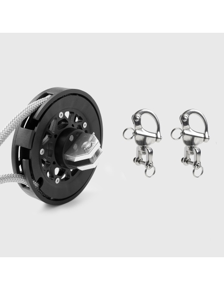 Pack EZ Furl Retractable System + Set of 2 Quick Release Carabiners