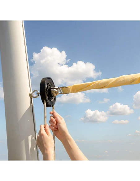 EZ Furl: Universal Retractable System for Shade Sails