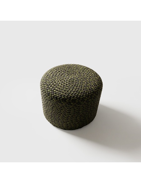 Thyrea: Woven Outdoor Pouffe, Designed by Maanta