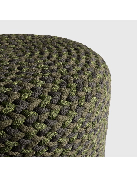 Thyrea: Woven Outdoor Pouffe, Designed by Maanta