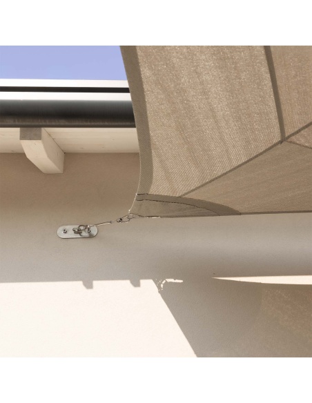 Sartya: Wall Plate Kit for Shade Sails on External Insulation