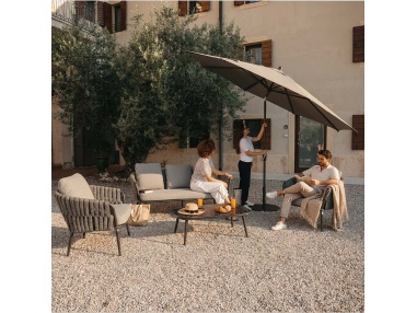 Lybra: Tilting Centre Pole Garden Parasol with EquiTilt® Technology