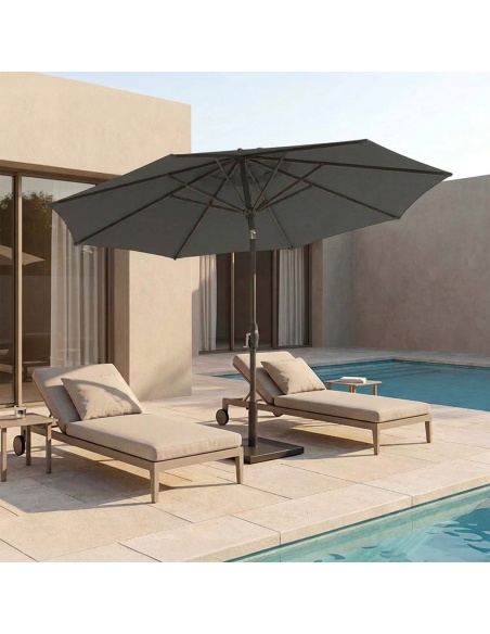 Lybra: Tilting Centre Pole Garden Parasol with EquiTilt® Technology
