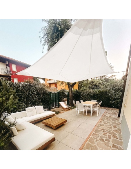 Solaria waterproof - our best radial cut shade sail