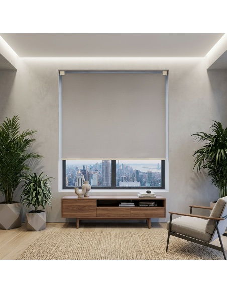 Made-to-Measure Blackout Roller Shade, Kyma Blend Blackout