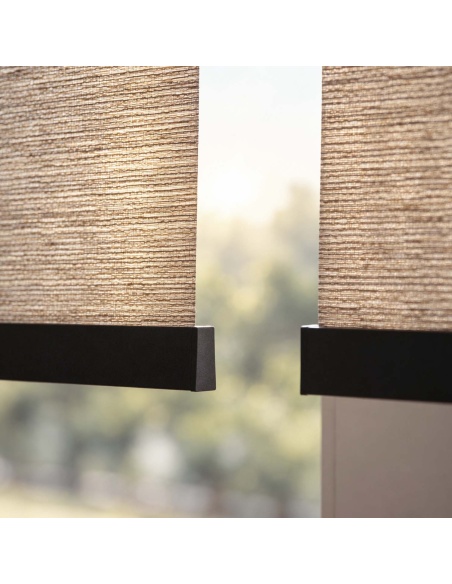 Light-Filtering Roller Shade with Cotton, Kyma Earth