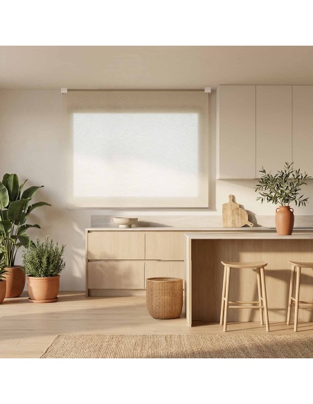 Made-to-Measure Light-Filtering Roller Shade, Kyma Horizon
