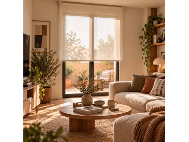Made-to-Measure Kyma Motorised Sheer Indoor Roller Shade