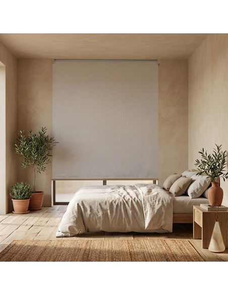 Indoor Battery-Powered Motorised Blackout Shade, Recta