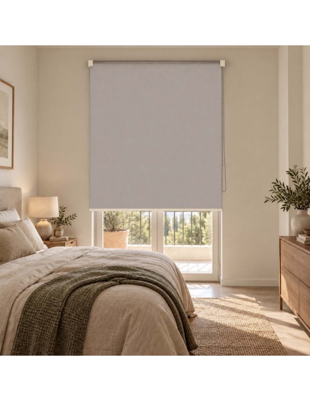 Made-to-Measure Motorised Blackout Roller Shade, Kyma