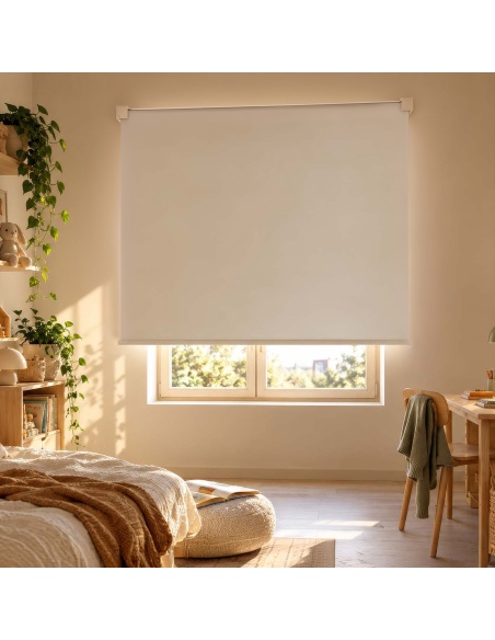 Made-to-Measure Motorised Blackout Roller Shade, Kyma