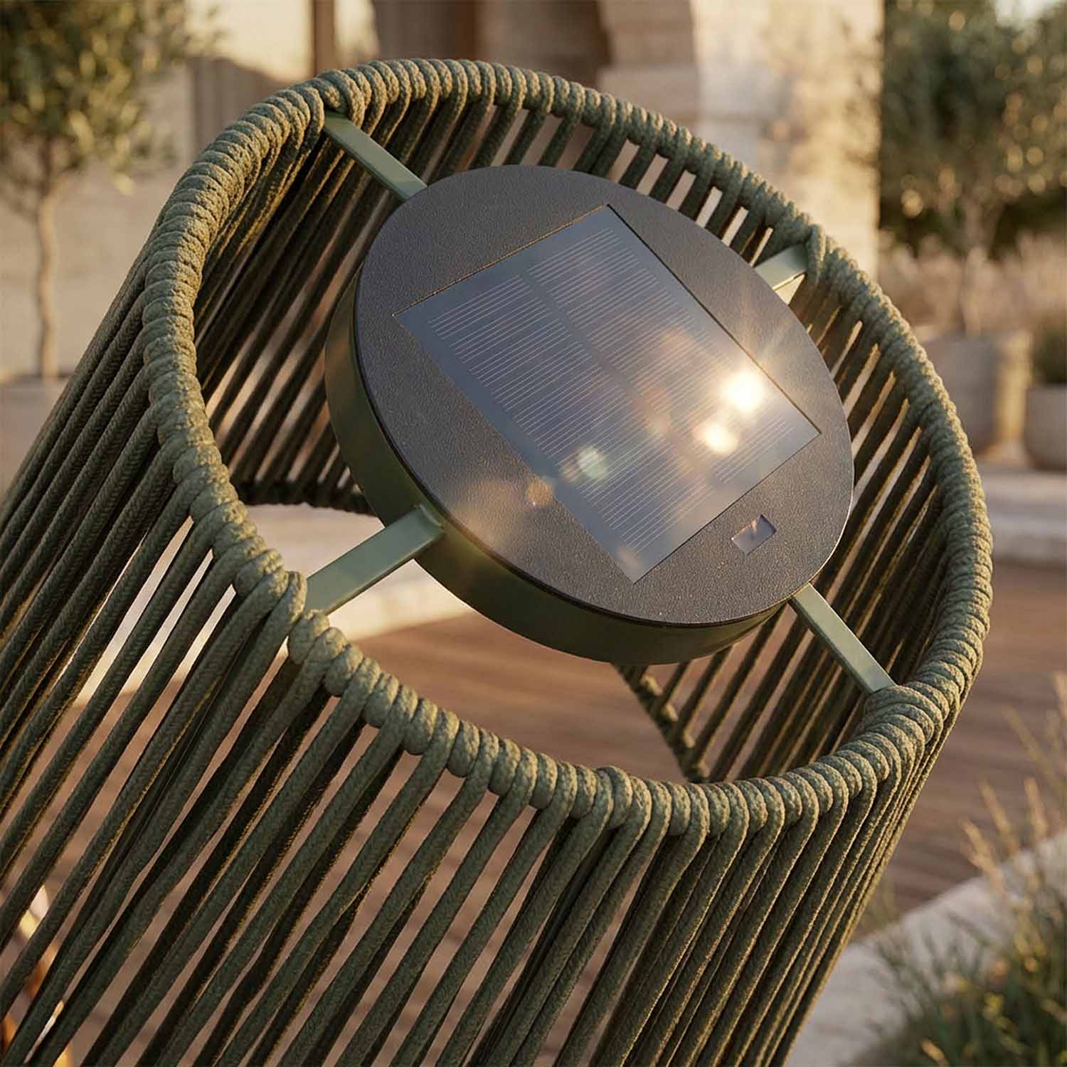 Integrated solar panel